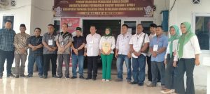 Saat photo bersama ketua dan seluruh pengurus DPC PKB Tapsel usai penyerahan berkas Bacaleg ke KPUD Tapsel