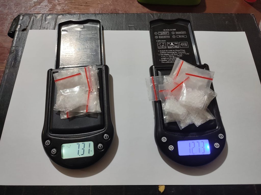 Barang Bukti Narkotika jenis Sabu yang ditangkap Sat Norkoba Polres Padangsidempuan ( Photo : Adnan )